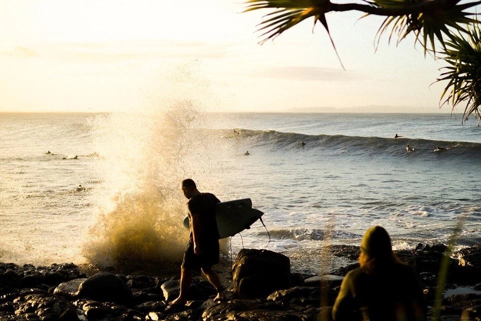View of the Sunshine Coast coastline – home of Ninth Wave Skin Co, inspired by Australia’s ocean lifestyle
